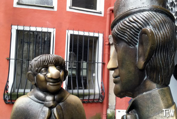 Statua di Tünnes and Schäl a Colonia