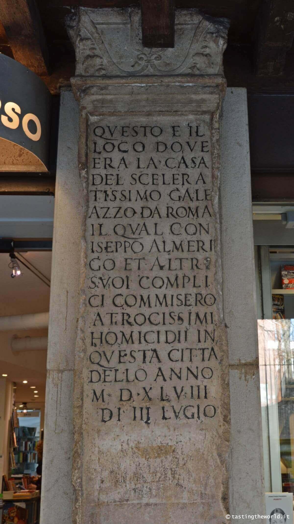 La colonna infame di Vicenza