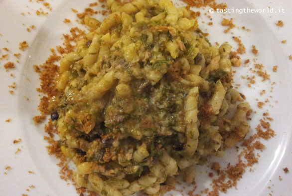 Pasta con sarde e finocchietto - Osteria Mercede (Palermo)