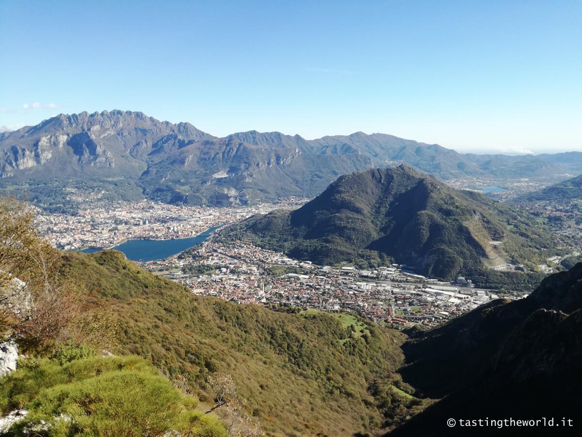 La vista sul monte Barro