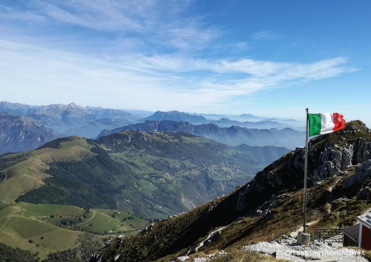 La vista da Punta Cermenati, Resegone