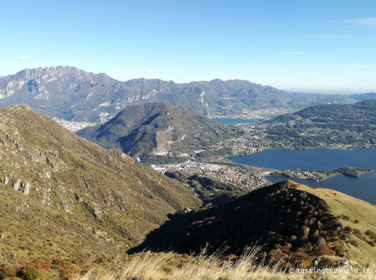 La vista dalla vetta del monte Cornizzolo